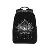 Mandala Lotus Flower Backpack Student Boys Girls BookBag Children School Bag Computer Shoulder Bags for Men Women