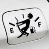 Funny Car Stickers Fuel Gage Empty Decal High Gas Consumption Decal  for Car TruckVan SUV
