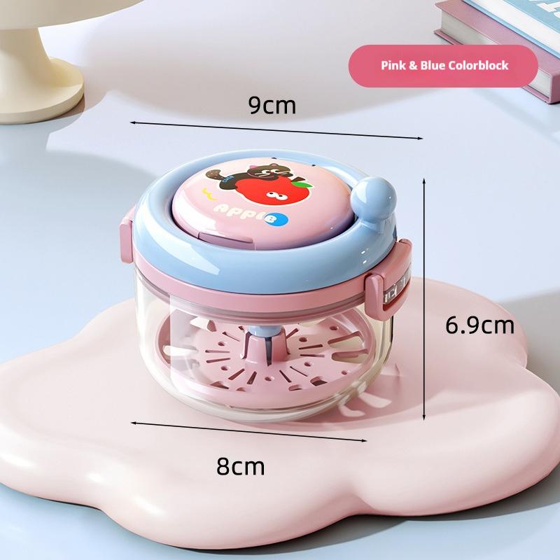 Leakproof Retainer Holder With Mirror Cute Cartoon Design Dental Case For Invisible Aligners Braces And Dentures With Cleaning T