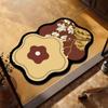 Special-shaped Flower Bathroom Floor Mat Washroom Door Wash Under Non-slip Absorbent Wear-resistant Foot Mat Door Mat