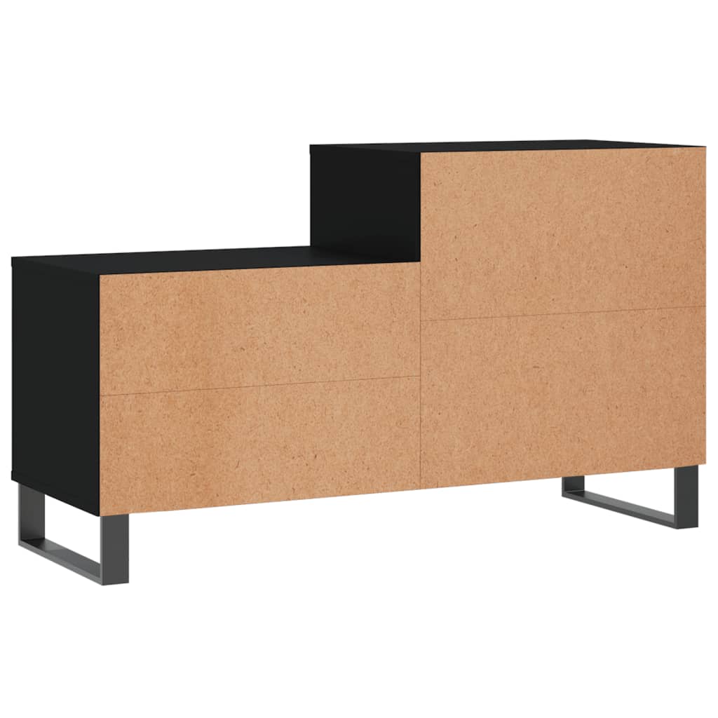 Shoe Rack Black 102 X 36 X 60 Cm Engineered Wood