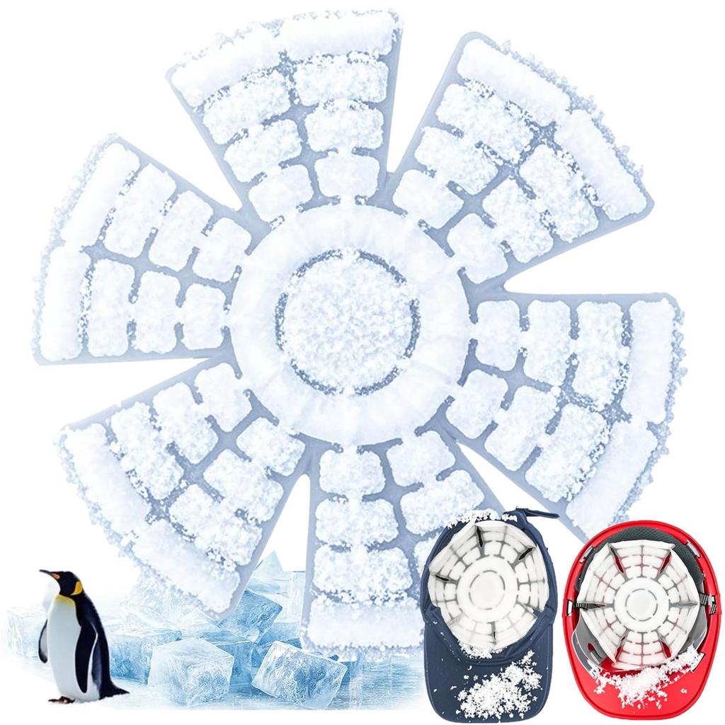 Hat Ice Pack for Head Cooling naturally at the same PCM as a neck Head Cool Cooling Aid for Heatstroke Prevention and Heat Fits Reusable for Kids and
