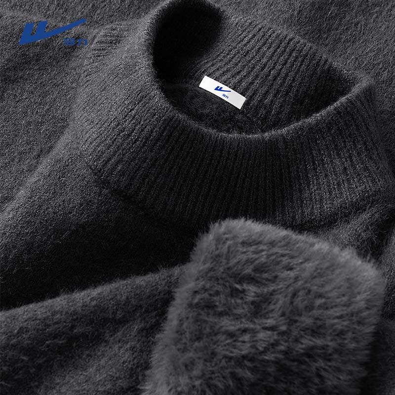 Warrior Men s Fleece Lined Mock Neck Sweater L