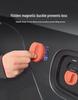 Silicone Waterproof Magnetic Charging Port Cover for Ideal L6-L9 Cars - Black Tech Accessory