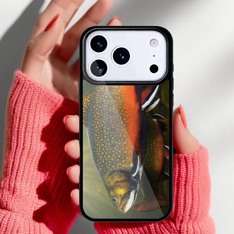 

Trout Fish Fishing soft Phone Case for iPhone 17 Air 16e 15 14 13 Pro Max Back Cover for 12 11 Pro Coque iPhone17 Pro