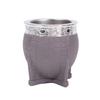 Durable 180 ML Stainless Steel Double Wall Cup Flat Bottomed Rust-proof Mate Cup Tortoiseshell Pattern Eggshell Cup Office