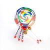 Cute Lollipop Shape Drum With Rainbow Color Mallet Music Rhythm Instruments Kids Baby Children