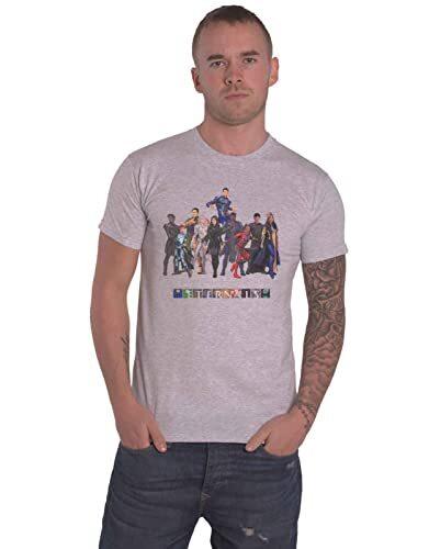 Comics Unisex TShirt Eternals Colour Block Characters (XLarge) S