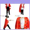 Enchanting Caribbean Pirate Costume With Red Cloak For Kids Ideal For Stage Performances