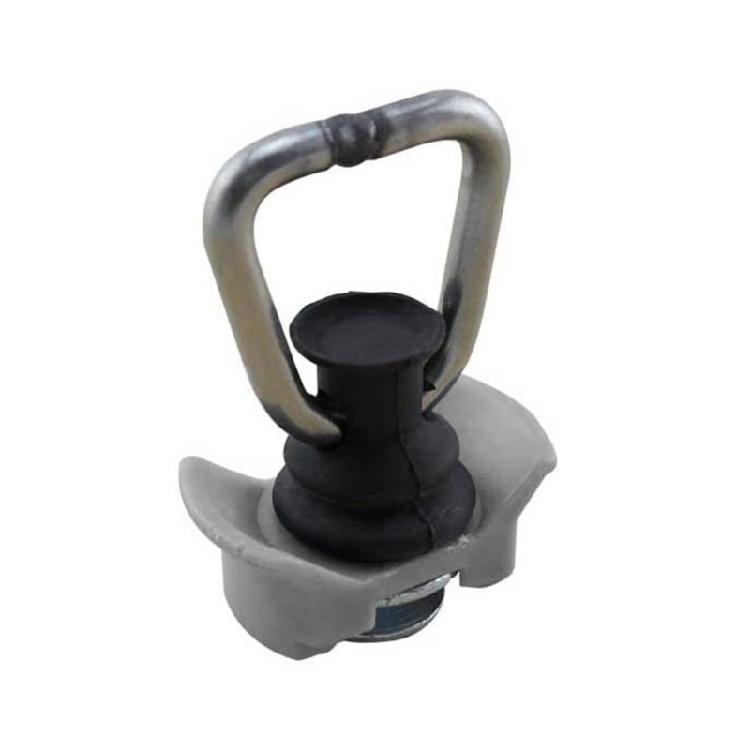 

Single Stud Fitting L Track Hangings Hook CargoControl L Track Hook 600daN/kg сірий колір