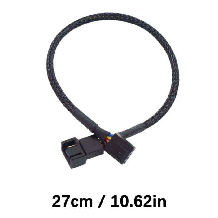 4Pin Splitter 4Pin Fan Adapter Cable for Computer PC Case Fan Extension Power Cable Extension Cable