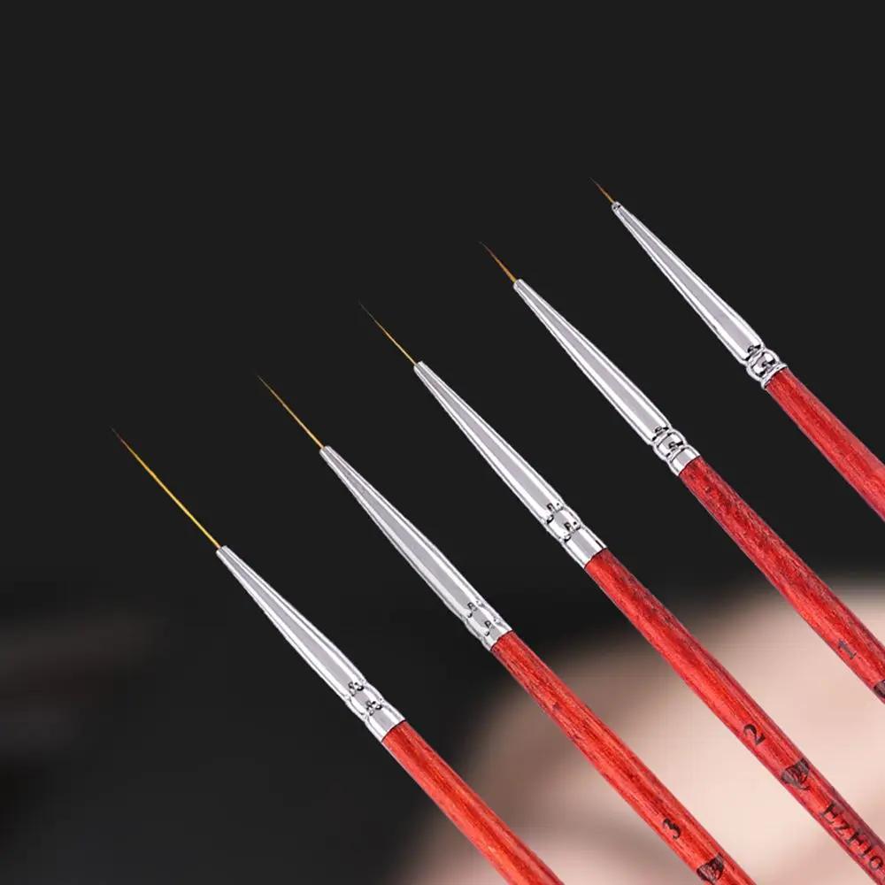 Stripes Line Painting Thin Line Drawing Manicure Pen UV Gel Pen Nail Art Pen Nail Art Liner Brushes Set Liner Drawing Pen Brush