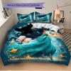 Magical Jasmine Journey Print 3Pcs Bedding Setduvet Cover With 2 Bedropillowcase Home Birthday Gift