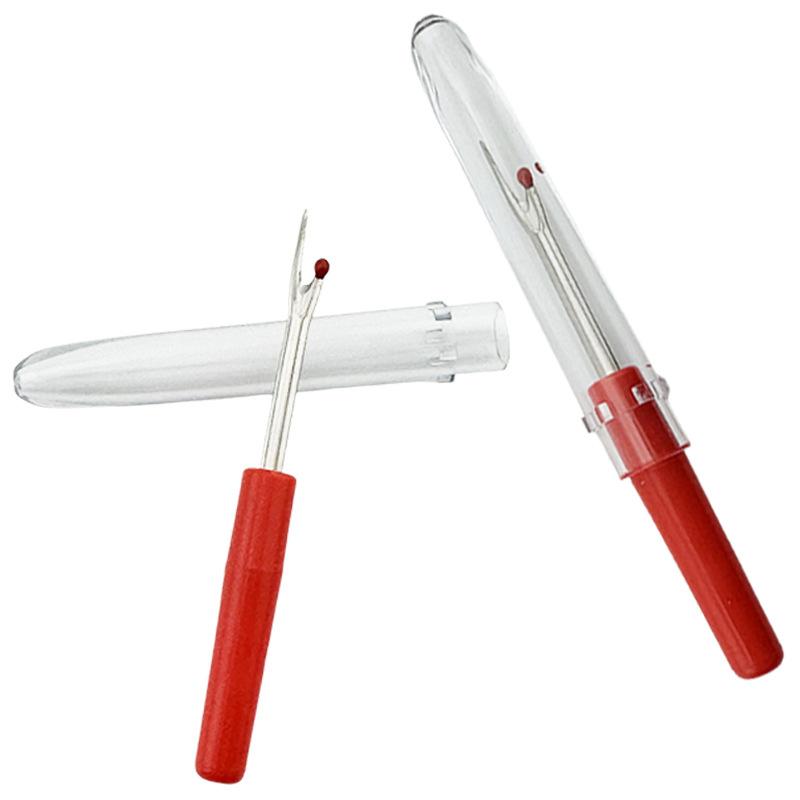 

5/1 шт. Пластиковая ручка для шитья, резак для ниток, распарыватель швов, распарыватель стежков, швейный инструмент для вышивки крестиком 5PCS красный