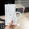 Magnetic Phone Case for Apple IPhone 17, Transparent Magsafe 14, Acrylic 15 Pro, Full Coverage for IPhone 16