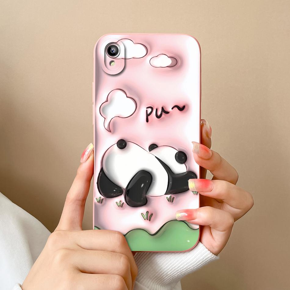 For Vivo Y93 Y93S Y91C Y91i Y90 Y1S Case Fashion Design Camera Protection Shockproof Back Cover Soft Liquid Silicone Phone Cases