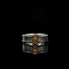Fashion New Vintage Lotus Ring Ring Trend Versatile Men's and Women's Open Ring