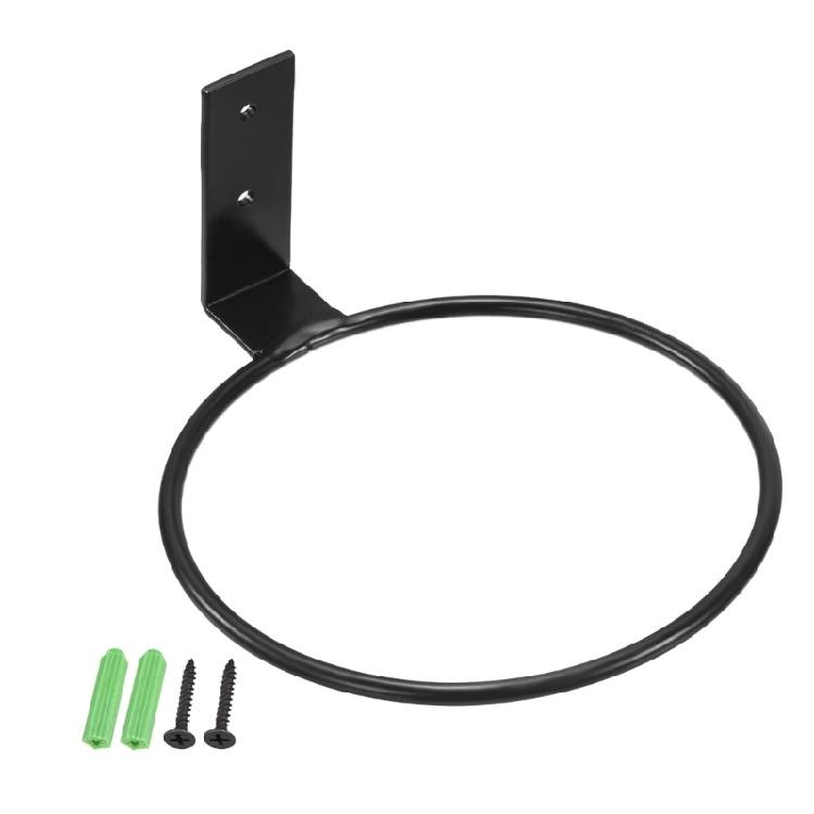 Indoor Outdoor Iron Plant Holder Wall Mount Flower Pots Rings for Balcony and Garden Decorative Hanging Planter Bracket