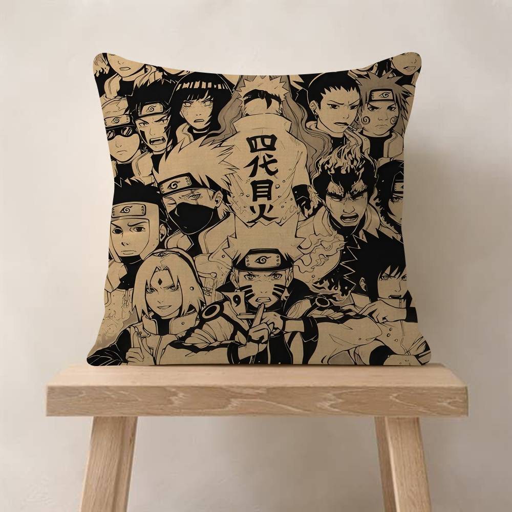 Anime Nnarutoss Pillow Cushion Cover Pillowcase Living Room Sofa Home Decor Customized 30x30 cm