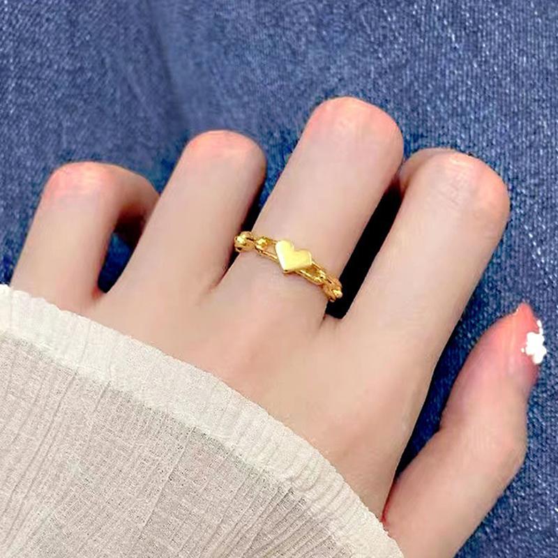 Exquisite Simple Adjustable High-end Opening Flower Ring For Women Creative Fashion Wedding Ring Party Jewelry Accessories Gifts
