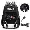 Straykids Beliebte Koreanische Boygroup Peripherie Rucksack Campus Grund- und Sekundarschüler Schultasche Herren- und Damen-Computertasche Rucksack