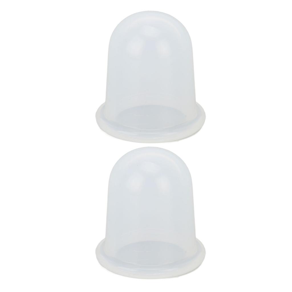 2pcs Cupping Set Transparent Silicone Muscle Relaxation Cupping Therapy Set for Facial Body Massage