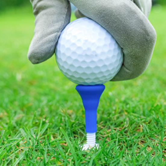 20 Stück Golf Tee Höhenverstellbar Scharfe Spitze Kunststoff Golfhalter Golf Trainingshilfe Driving Range Indoor Outdoor Golf Spike Set