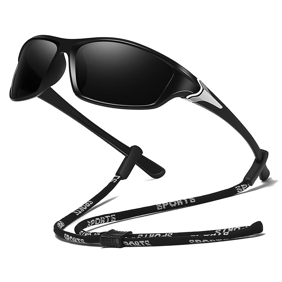 With Chain Vintage Sports Sunglasses Men Women Fishing Driving Running Cycling Mountaineering Fashion Sport Outdoor Sun Glasses 7