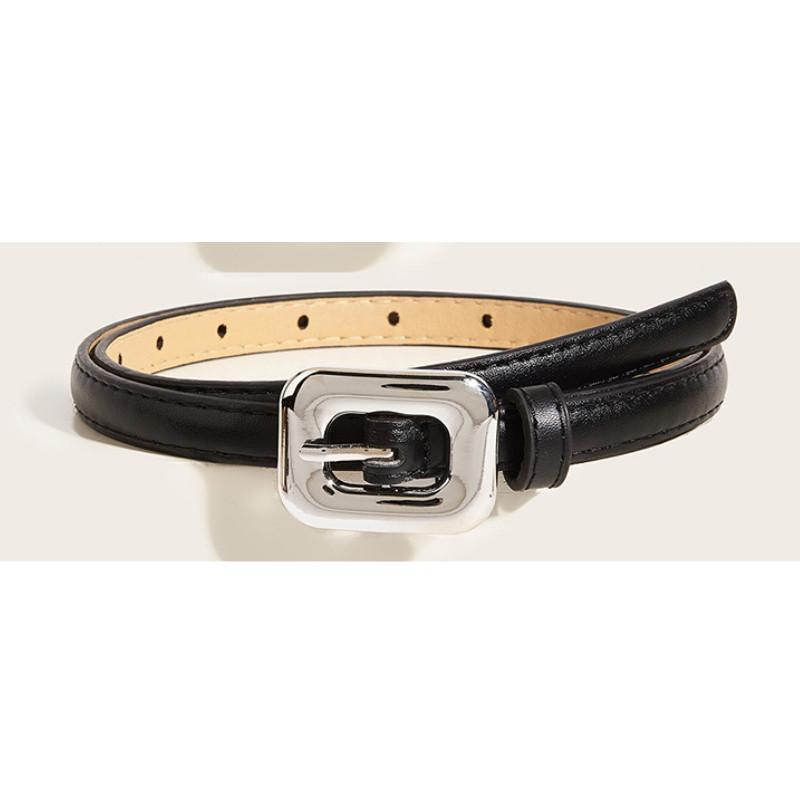 

Fashion Pu Womens Leather Belt With Alloy Buckle For Casual Office Wear Fashion