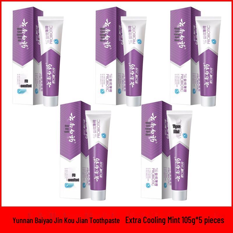 Yunnan Baiyao Jin Kou Jian Invigorating Mint Toothpaste