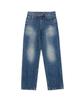 ANALOG MOOD Fade Blue Semi-Wide Denim (Dark Blue)