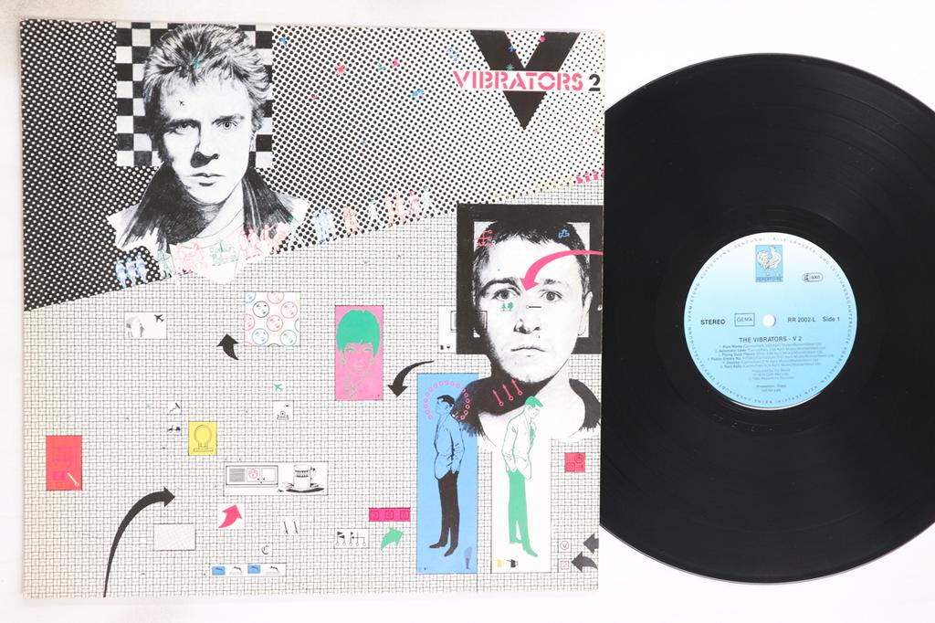 LP Record VIBRATORS  V2 RR2002L REPERTOIRE 1988 Germany Rock Used