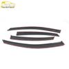 Fiat Viaggio/Ottimo Hatchback Rain Guards with Decorative Plastic Strip