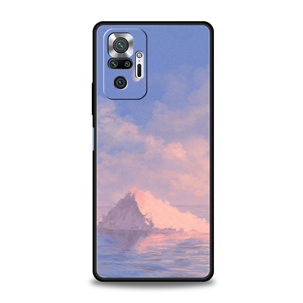 Cloud Summer Sunset Glow Phone Case For Xiaomi Redmi Note 15 14 13 12 5G 11 10 Pro Plus 4G 9S 14C 13C 12C 10C Soft TPU Cover