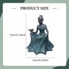 Angel Curtsy Bird Feeder Bath,Outdoor Garden Fairy Statue Gift Water Bowl Feeding Station for Park