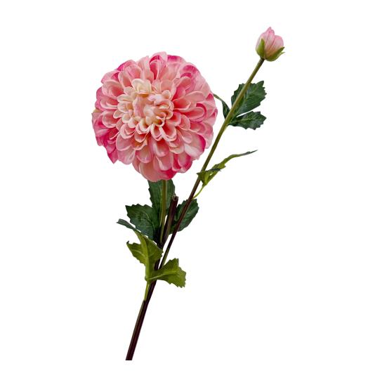 Artificial Chrysanthemum Ball Flowers with 1 Head Bloom And 1 Bud Fake Mums Hydrangea Bouquet for DIY Bridal Wedding Bouquet Home Garden Party Office