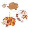Felt Hedgehog Wall Hanging Accessories For Autumn Handmade Projects Kids Craft And Holiday Homes Decoration
