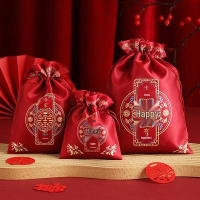 Chinese Style Creative Wedding Candy Cloth Bag