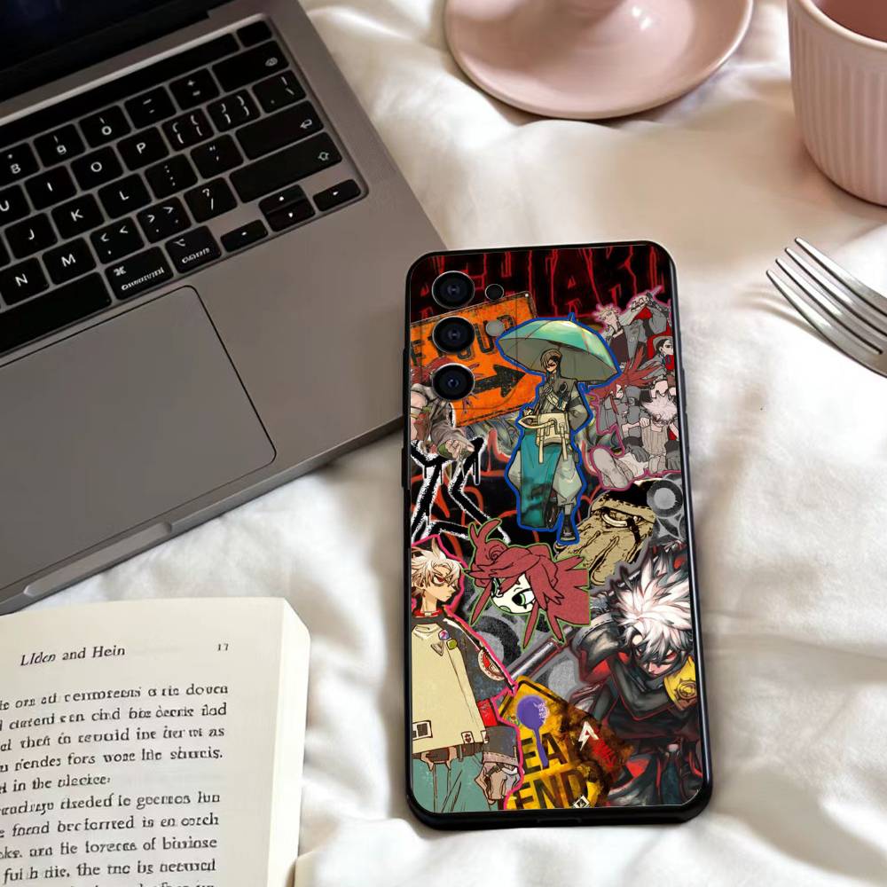 Anime G-Gachiakuta S  Phone Case For Samsung S25,24,23,22,30,21,10,9,Ultra,Plus,Lite,FE,4,5 G Soft Black Case