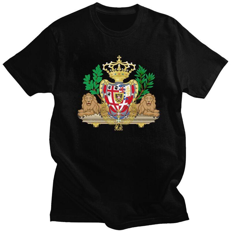 Custom Trendy Coat Of Arms Of Kingdom Of Sardinia Flag T Shirt Men Short Sleeve 100 Cotton Tshirt Casual Tee Tops