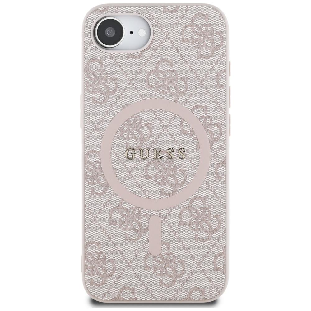 Etui Guess 4G Ring Classic Logo Magsafe  Do Iphone 16E Różowy