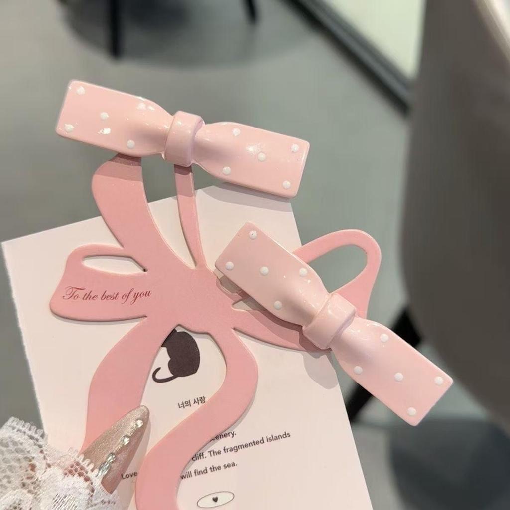 Presilha Bico de Pato Branca com Laço de Renda Delicado para Franjas & Rabos de Cavalo