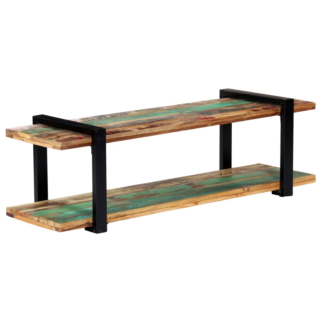 TV Stand 130x40x40 cm Solid Reclaimed Wood