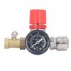Air Compressor Regulator Kit with Gauge 4 Way Valve 0?180 PSI European Style for Pneumatic Tools