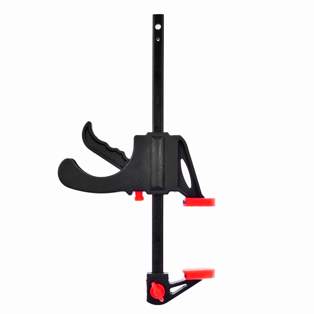 Adjustable Handheld Woodworking Spreader DIY Gadget Tool Ratchet Quick Release Clip Kit 4 inch Mini F Clamp Woodworking Clamp