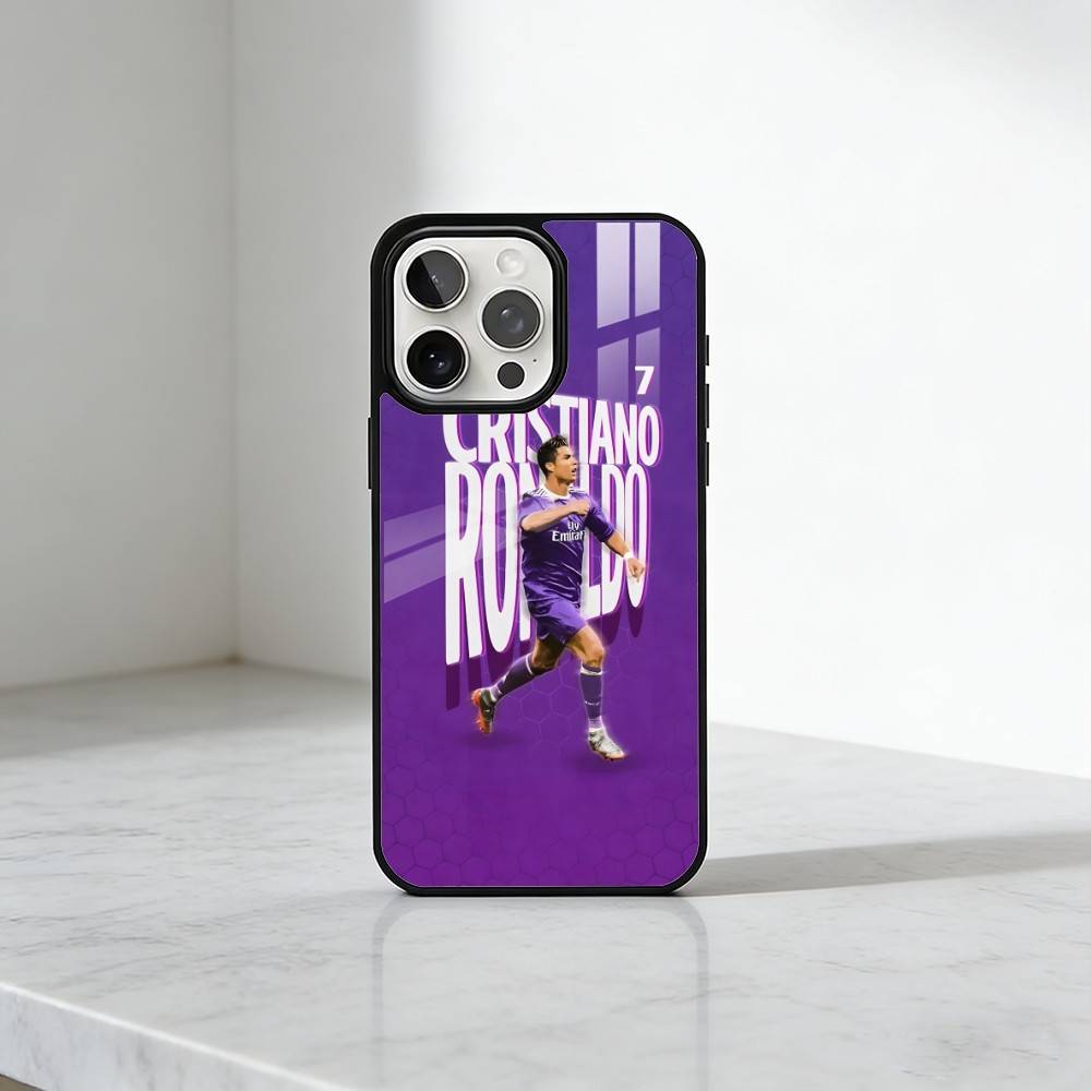 CR7 R-Ronaldo Football Player Phone Case For iPhone17,16,15,14,13 Plus,Pro Max Magnetic For Magsafe Wireless Charging iPhone13PROMAX