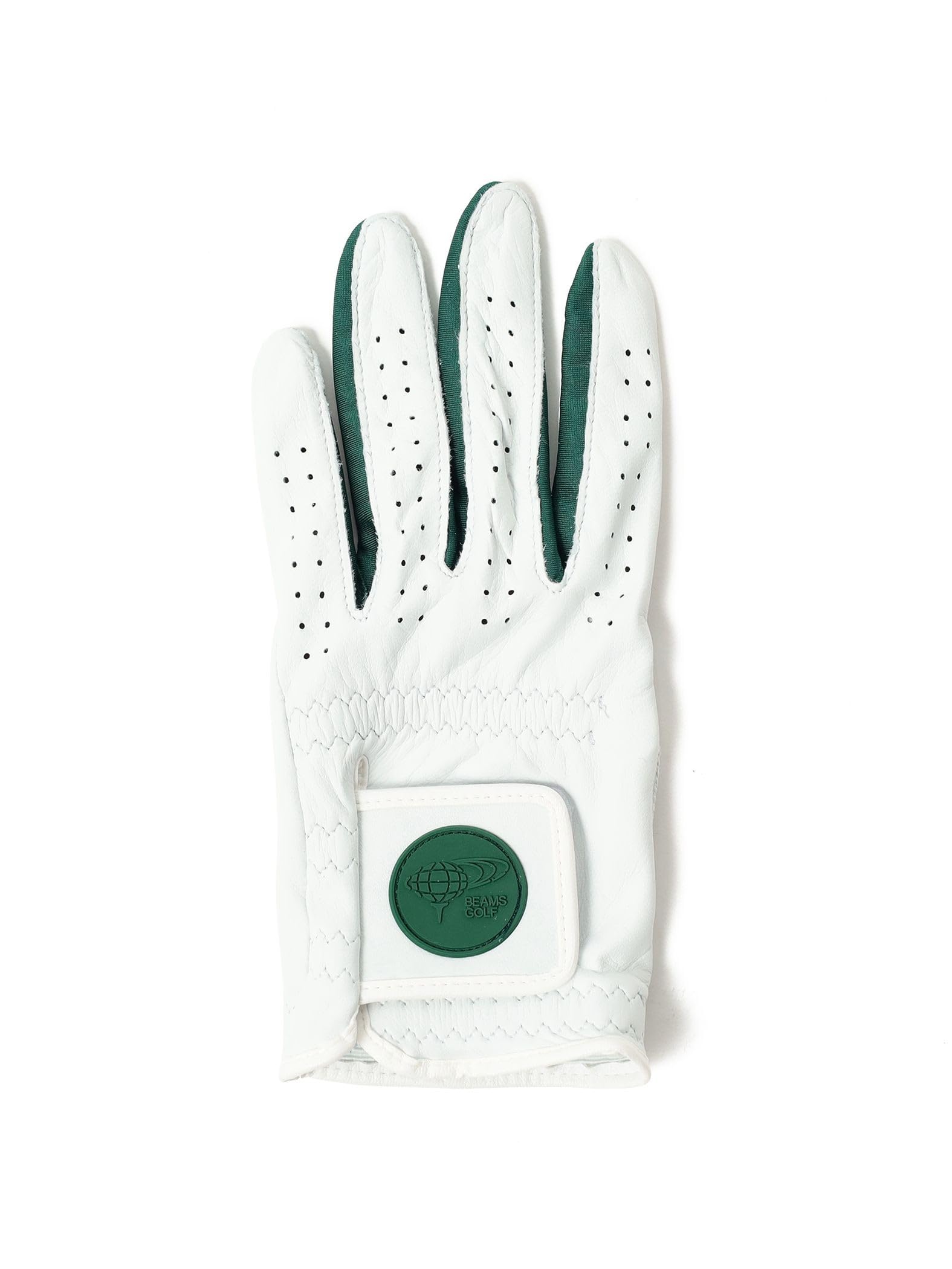 

Перчатки Кожаные перчатки из овчины с тисненым логотипом ЗЕЛЕНЫЕ L [Beams Golf] МУЖСКИЕ (Левая рука) (23-24) зелёный
