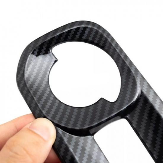 For -2024 Ram 1500 Carbon Fiber Dashboard Fog Light Switch Trims Accessories