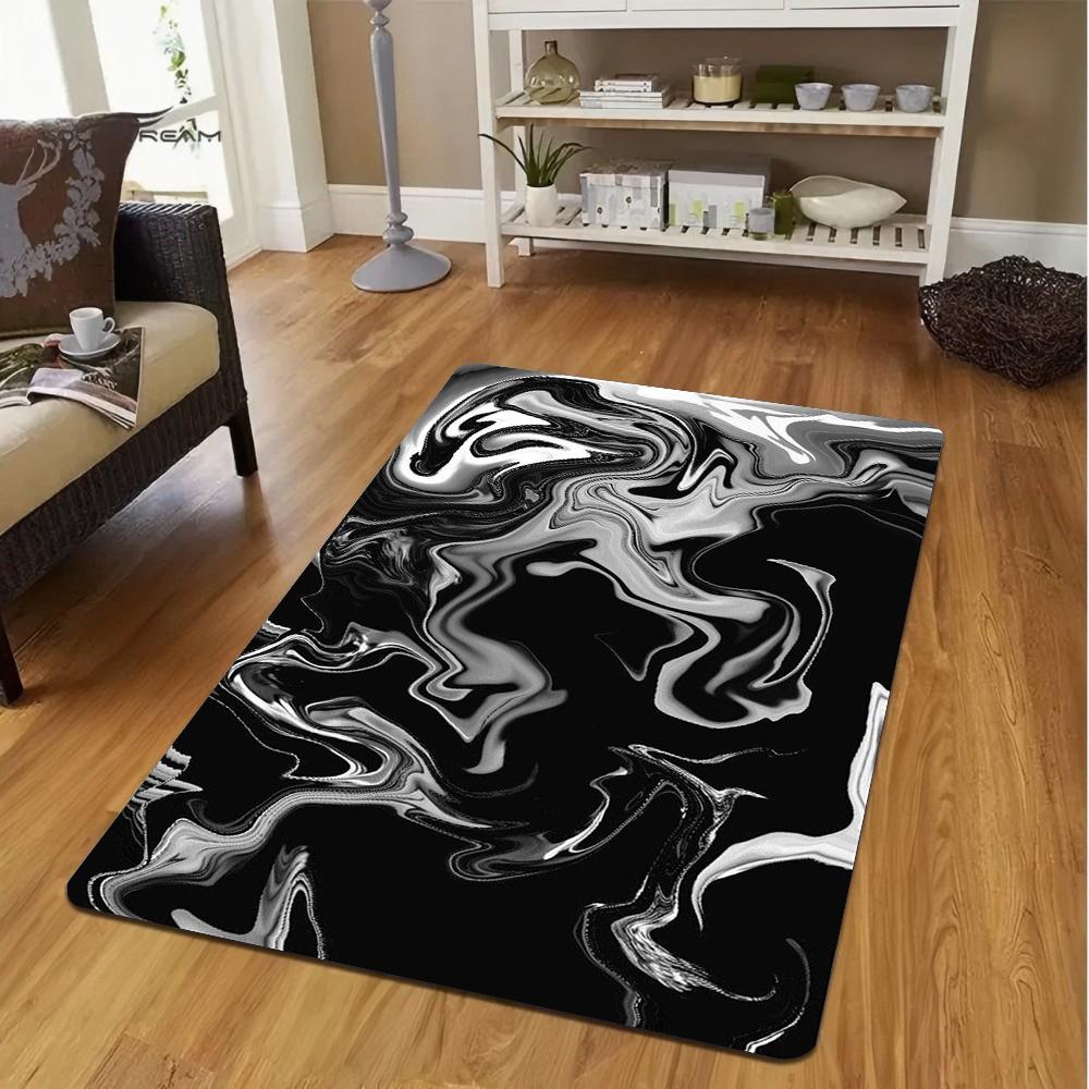 Simple Carpet Cartoon Living Room Bedroom Kitchen Sofa Table Balcony Rug Non-slip Washable Mat Exquisite Home Ornaments