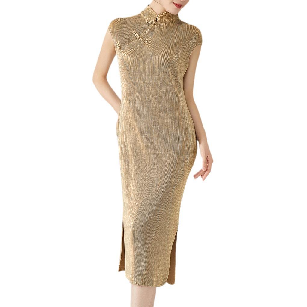 Elegant Versatile Cheongsam: New Chinese Style Summer Dress for Women